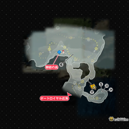 棘岩の島の宝箱