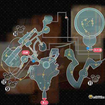 天界の撮影場所