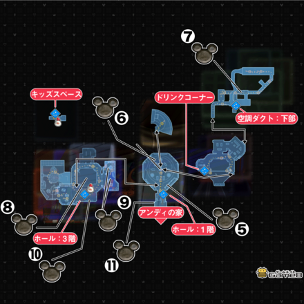 ギャラクシートイズの撮影場所