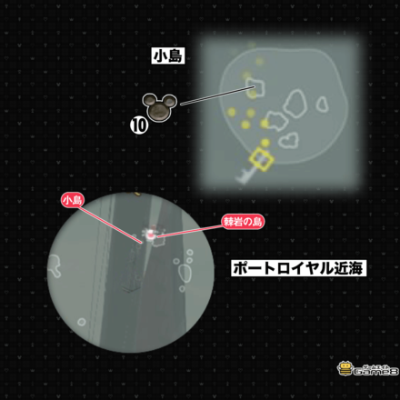 ポートロイヤル近海の撮影場所
