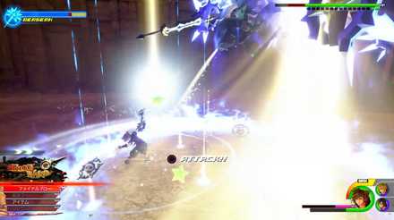 サイクスの攻撃をガードカウンター