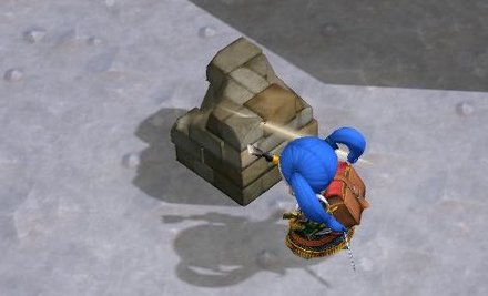 正方形のブロック以外は削れない