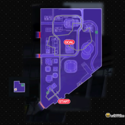 Aコースの最短ルート