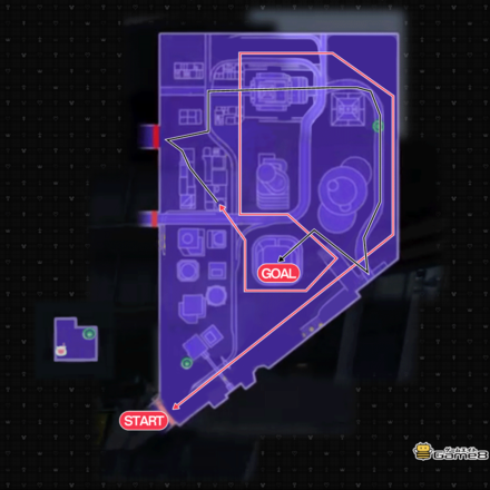 Bコースの最短ルート