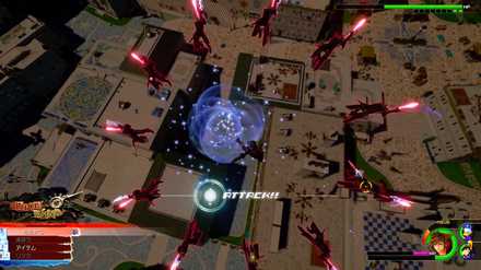 謎のてきの一斉攻撃