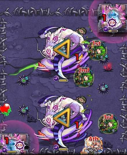 雪晴の遊地4 ステージ1アヒル撃破後