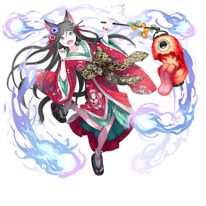 オセロニアの［悪戯好きの化猫］翡翠の画像