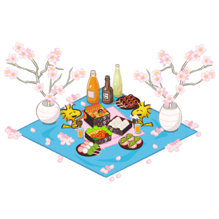 19 03 13 スヌーピー ライフ で お花見 をテーマに限定アイテムが手に入るイベントを開催 ゲームエイト