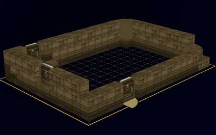 畑区画の設計図