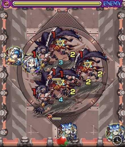 焔旗の獣人姫ステージ3攻略