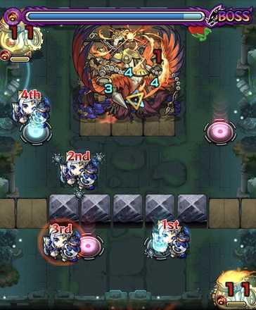 ザコ処理後ボス1