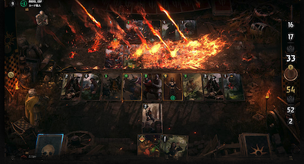 グウェント ゲーム画面