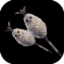 フワフワの羽根箒