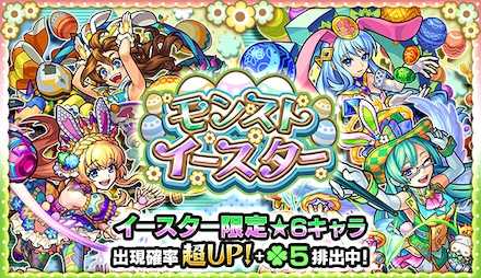 モンスト イースターガチャの当たりランキング ゲームエイト