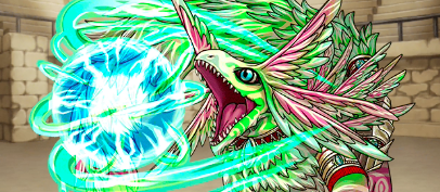 覇空の塔18階ボス白緑龍ルカトル