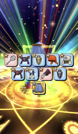 10連ガチャ結果の画像