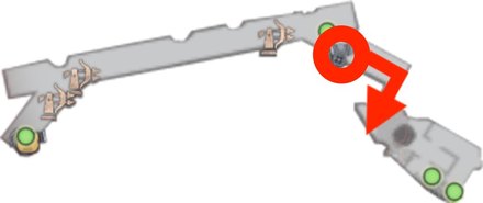 東端の大砲を撃ってから船上に飛び降りる