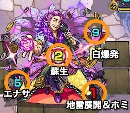 網乾左母二郎攻撃パターン