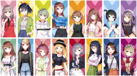 登場キャラ16人