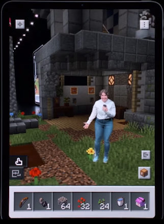 マイクラアース プレイ画面2