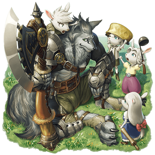 オセロニアの［子守り狼］ヴォルフと子山羊の画像