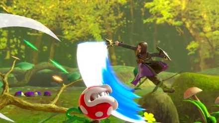 勇者(ドラクエ)空中後ろ攻撃