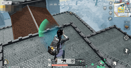 無重力古城ジャンプ中画像