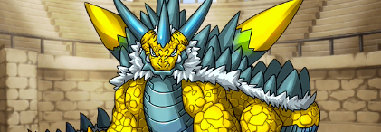 覇空の塔74階ボス雷のギルドドラゴン