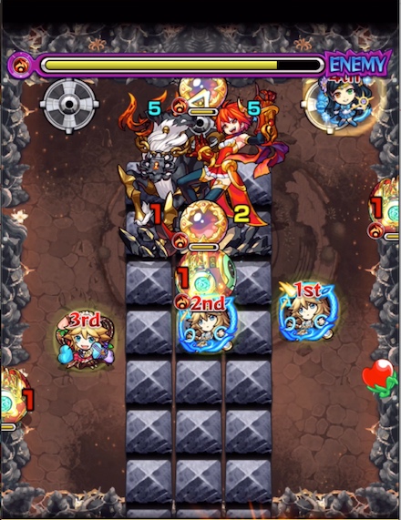 禁忌の獄21 ステージ5敵移動後