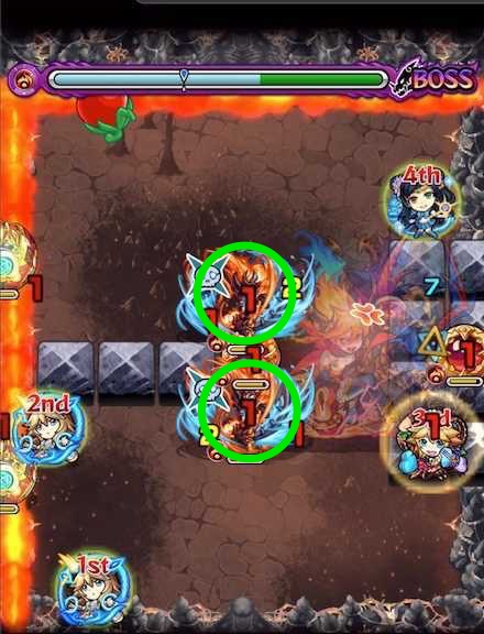 禁忌の獄21 ボス1召喚後