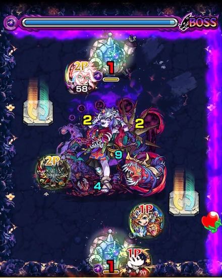 那由他ボス1召喚後