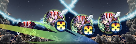 味方に触れると攻撃力アップ