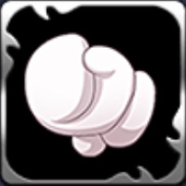 白ウサギの手(右)の画像