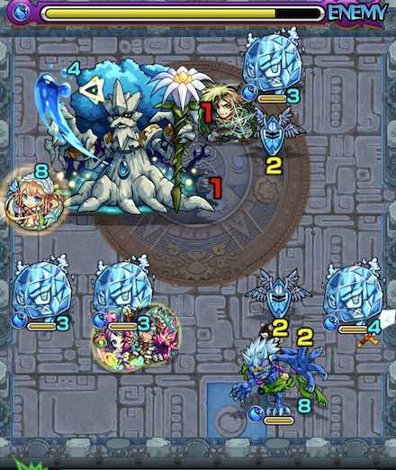 秘泉の神殿 時の間1乱入敵召喚後