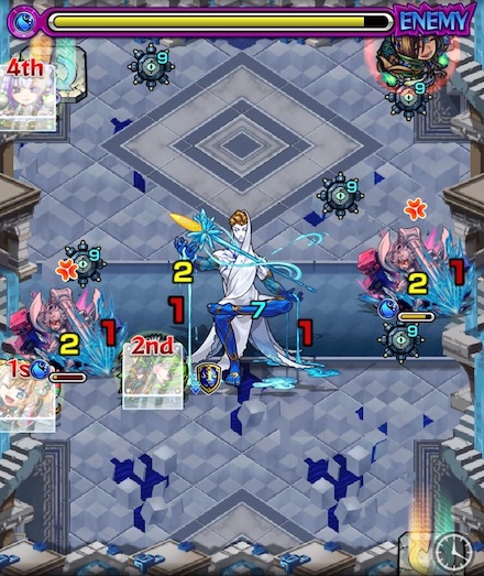 ミケランジェロ ステージ4の1回目敵召喚