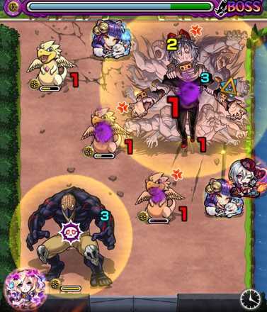 ドクロ召喚後ボス1