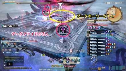 ダークファイガ+ダークホーリーの処理画像1