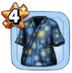 花火柄のじんべい上