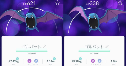 ポケモンgo サイズ 重さ 高さ の意味と強さとの関係性を解説 ゲームエイト