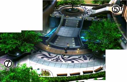 バラムガーデン校庭前階段