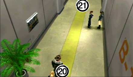 バラムガーデン駐車場前廊下