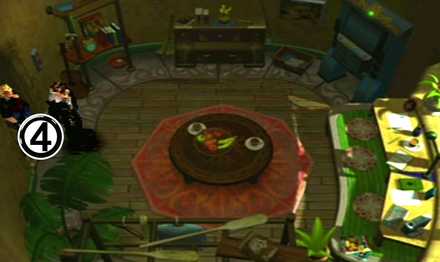 ディン邸居間