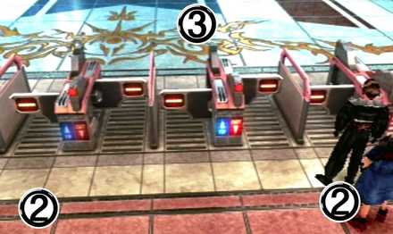 ガルバディアガーデンカードリーダー前