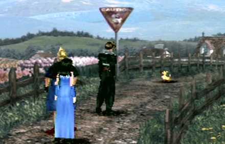 チョコボ注意