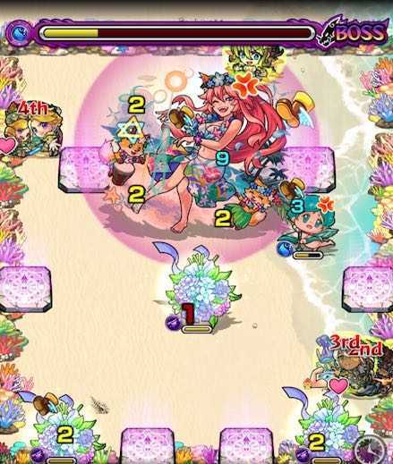 シブキ ボス3ブーケ召喚後