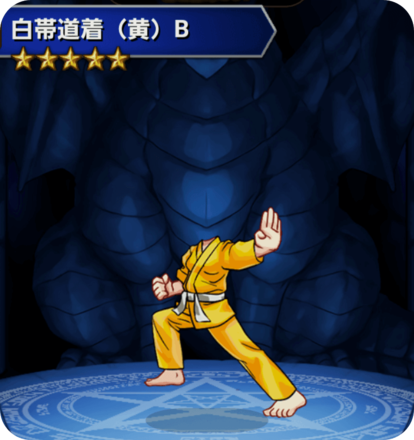 白帯道着(黄)Bの画像