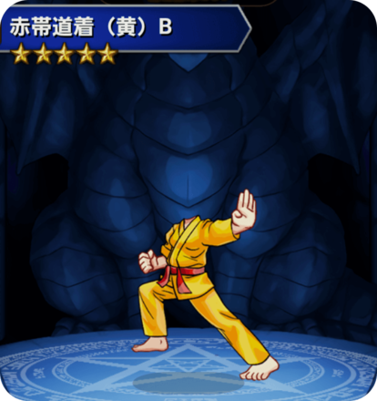 赤帯道着(黄)Bの画像