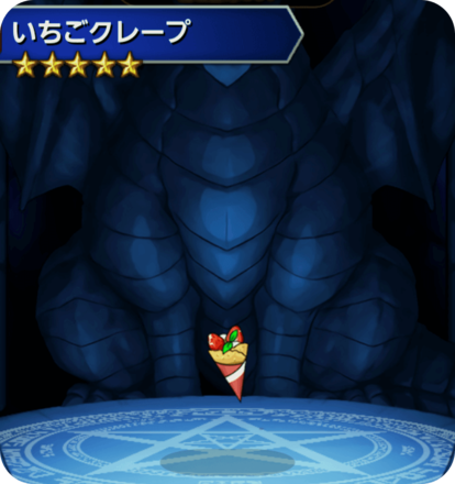 いちごクレープの画像