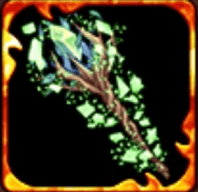 躍動する会心のロッドの画像