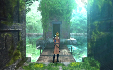 橋がかかり先へ進める